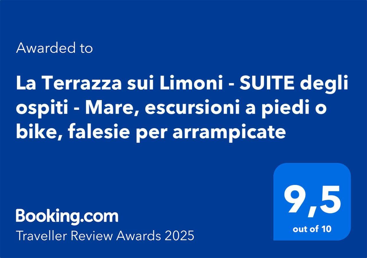 La Terrazza Sui Limoni - Suite Degli Ospiti - Mare, Escursioni A Piedi O Bike, Falesie Per Arrampicate Cisano sul Neva Esterno foto